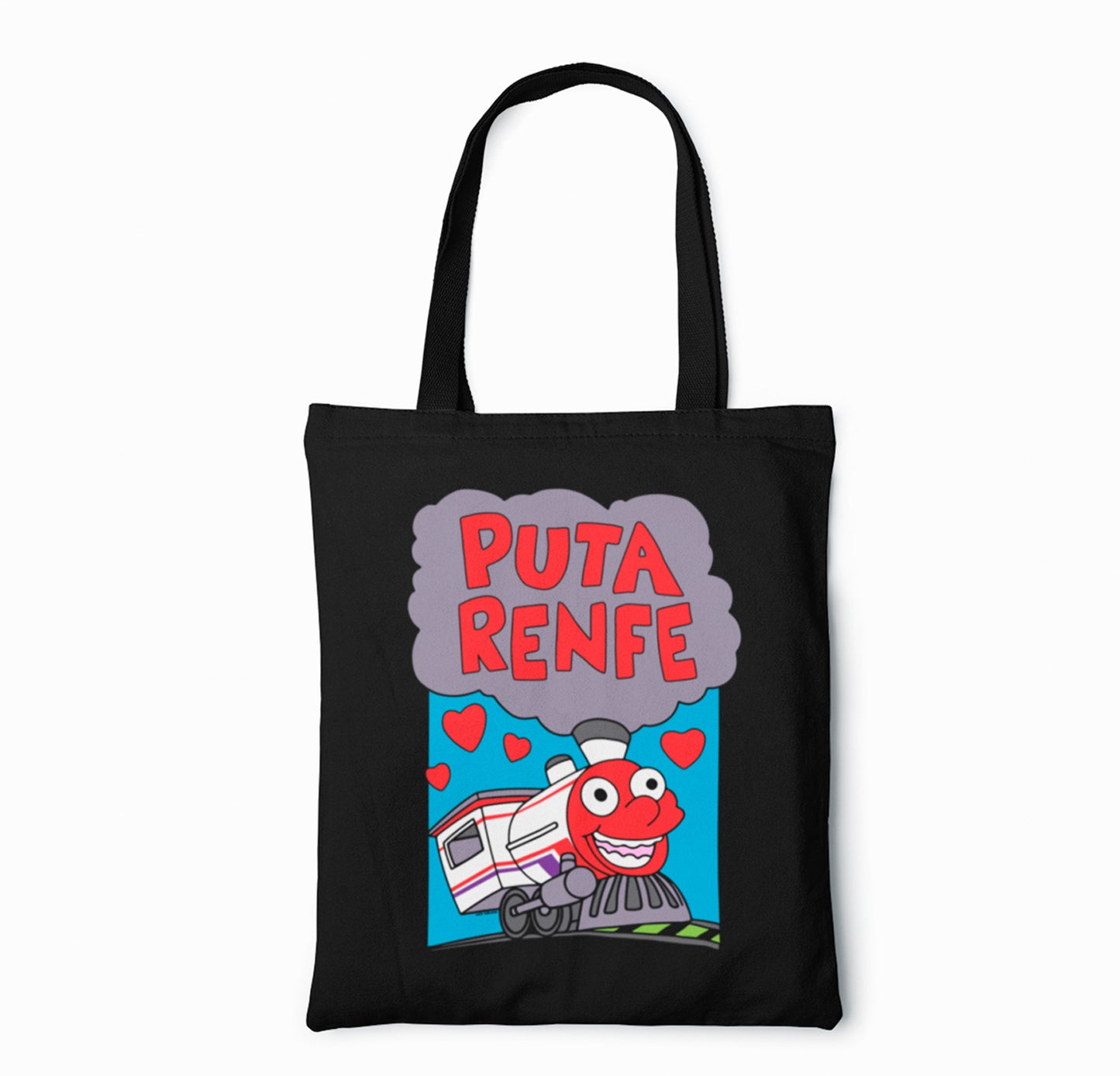 P*ta Renfe - Totebag (Negra)