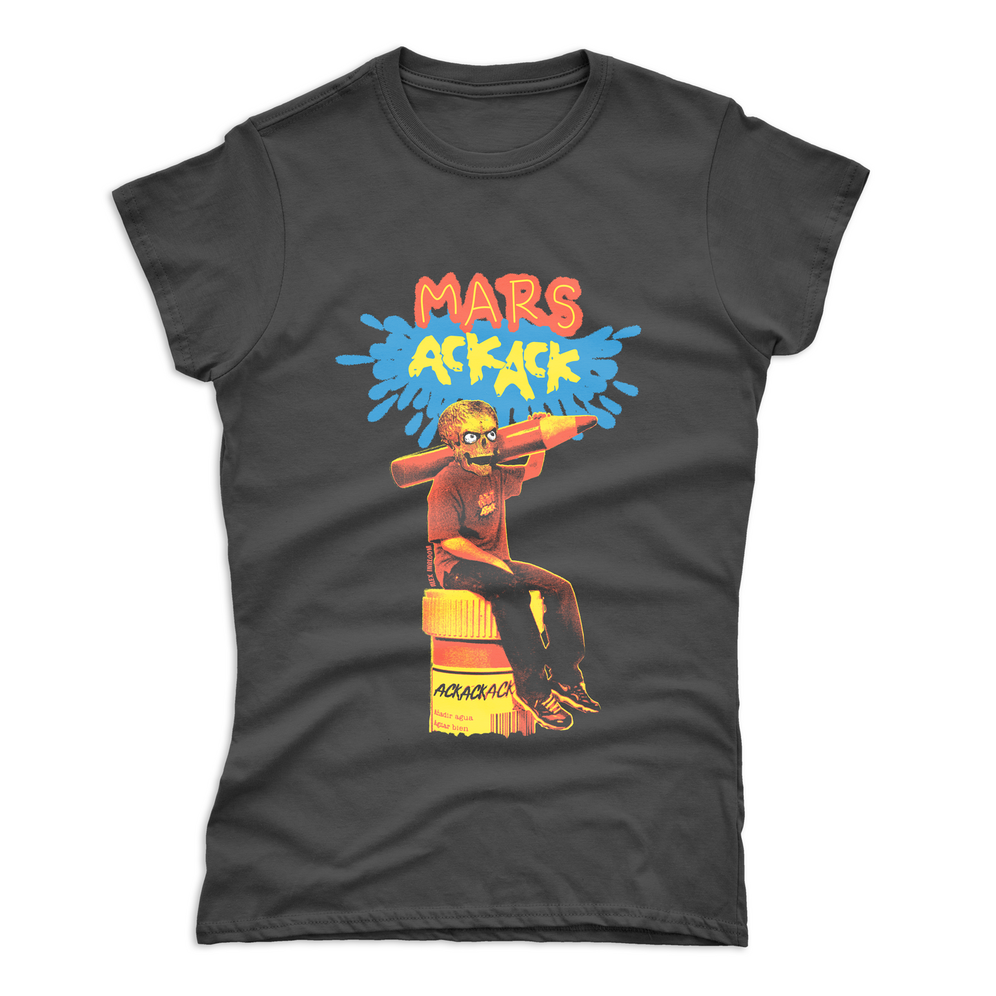 Mars AckAck - Alex Inbloom Chica / Negro / XS Camisas y tops