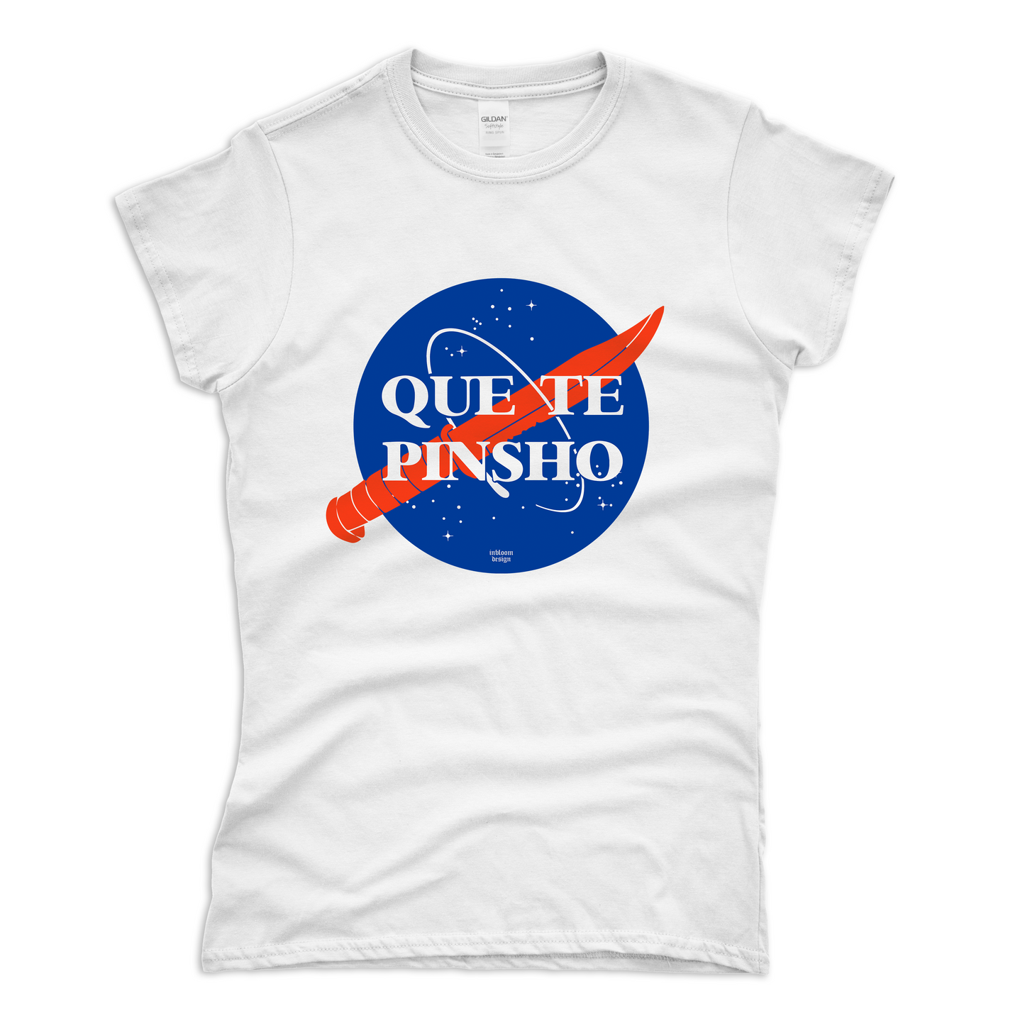 QUE TE PINSHO - Alex Inbloom Chica / Blanco / S Camisas y tops