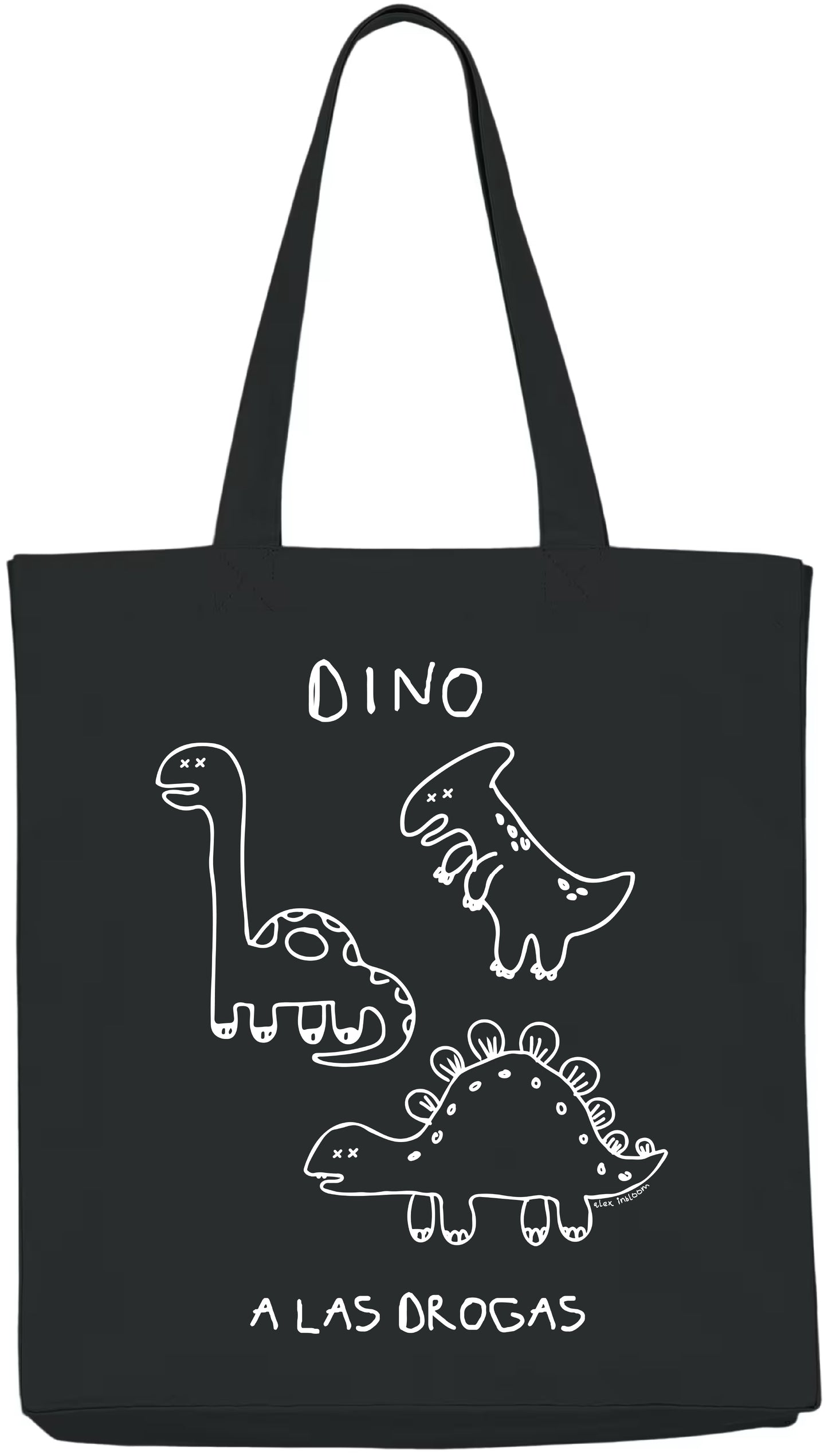 Totebag Dino a las Drogas
