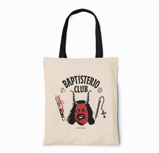 Baptisterio Club - Totebag (Asas negras)