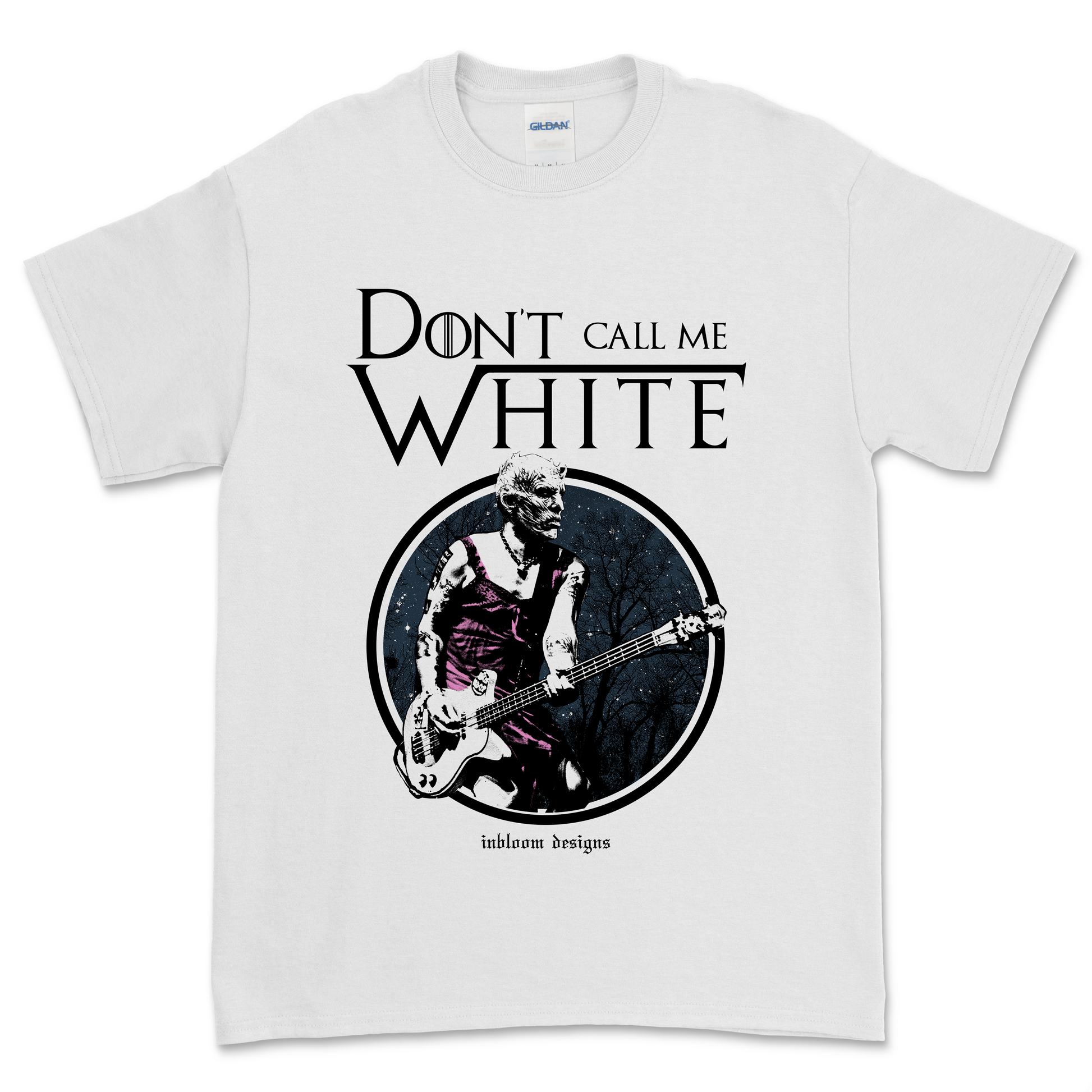 DON'T CALL ME WHITE - Alex Inbloom Unisex / Blanco / S Camisas y tops