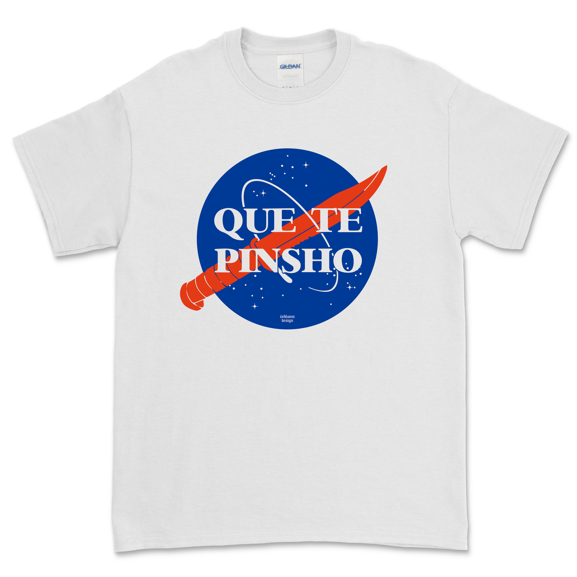 QUE TE PINSHO - Alex Inbloom Unisex / Blanco / S Camisas y tops